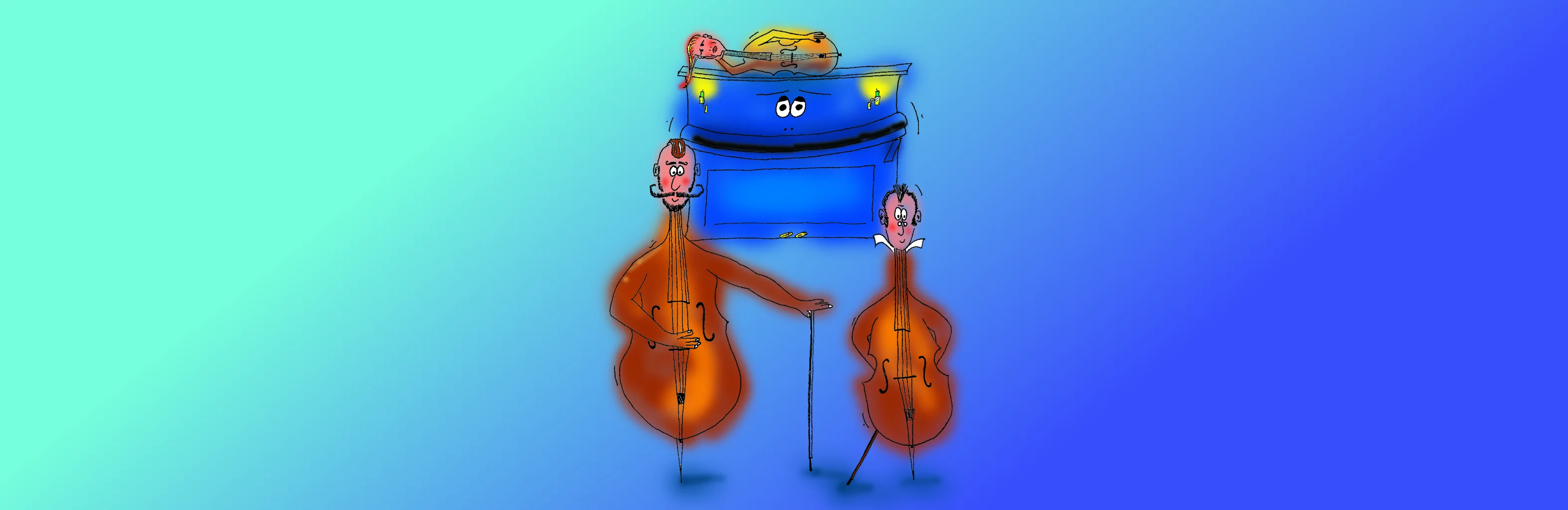 Illustration: Auf einem alten Schuldachboden